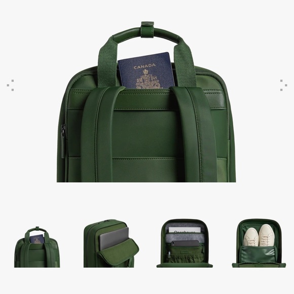 Monos Metro Backpack in Juniper Green - Picture 4 of 9